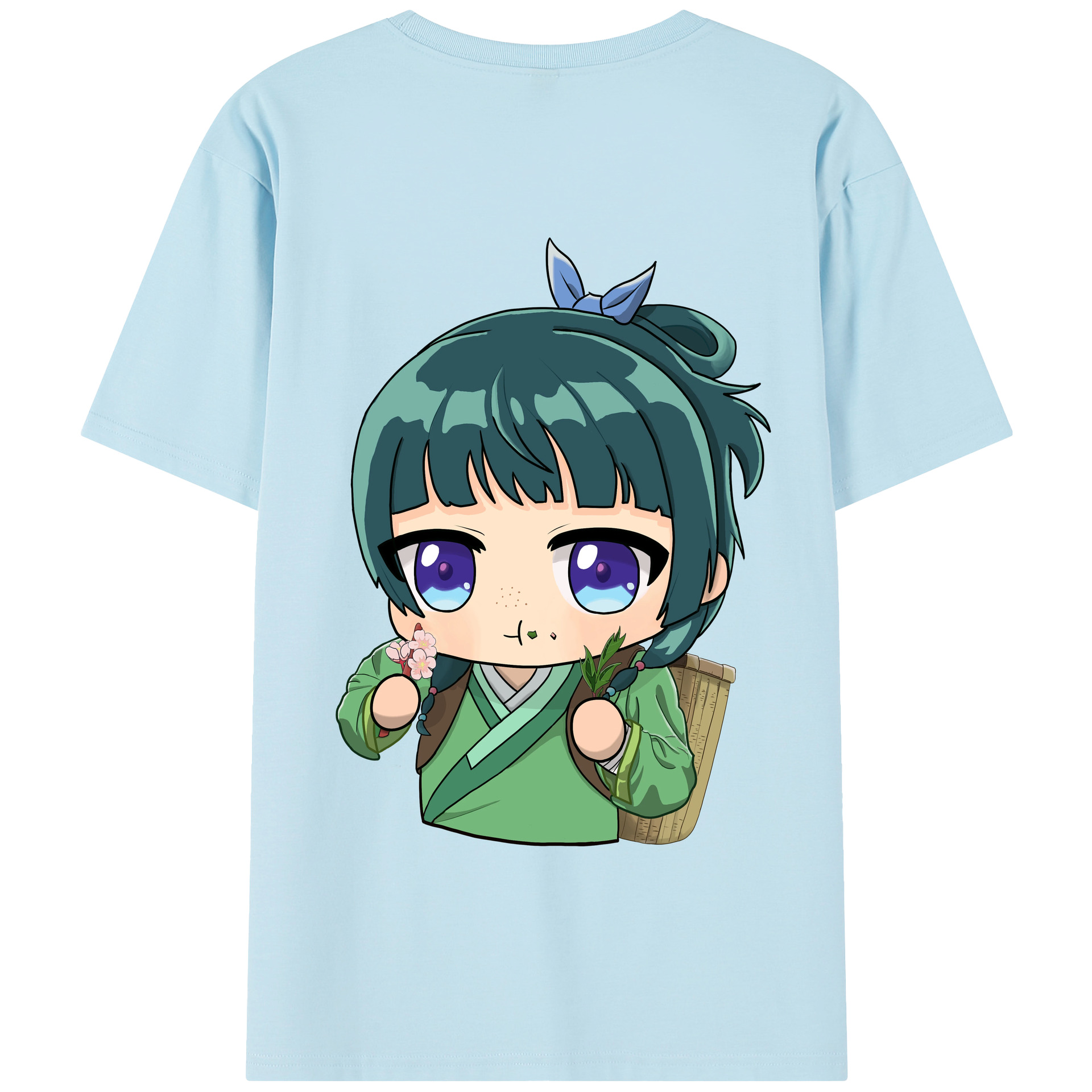 （画像用） 薬屋のひとりごと The Apothecary Diaries 綿100％半袖Tシャツ（背面プリント）